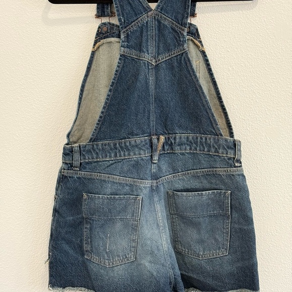 NWOT Free People Denim Blue Women's Overalls size 8 - Picture 4 of 4